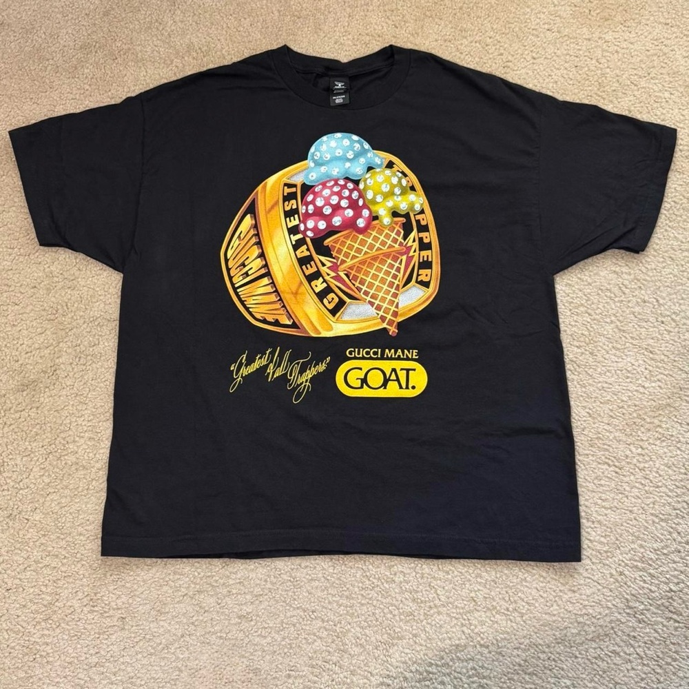 Gucci Mane GOAT Black Graphic Tee